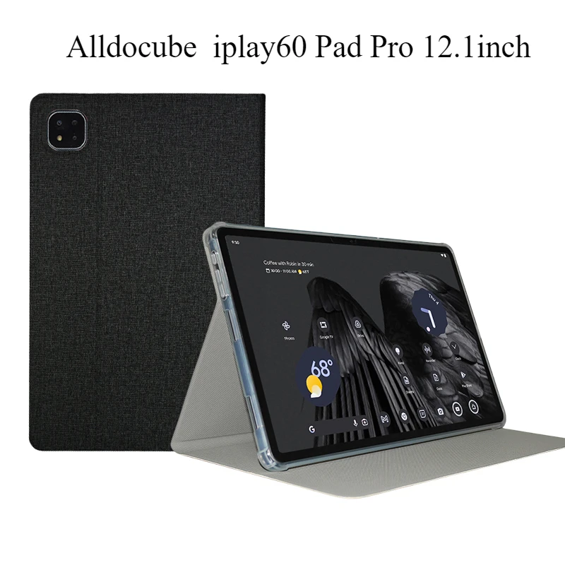 Alldocube iPlay60 Pad Pro 케이스 스탠드 Alldocube iPlay60Pad Pro 케이스 용 PU 가죽 보호 커버 12.1 ''태블릿 PC 쉘