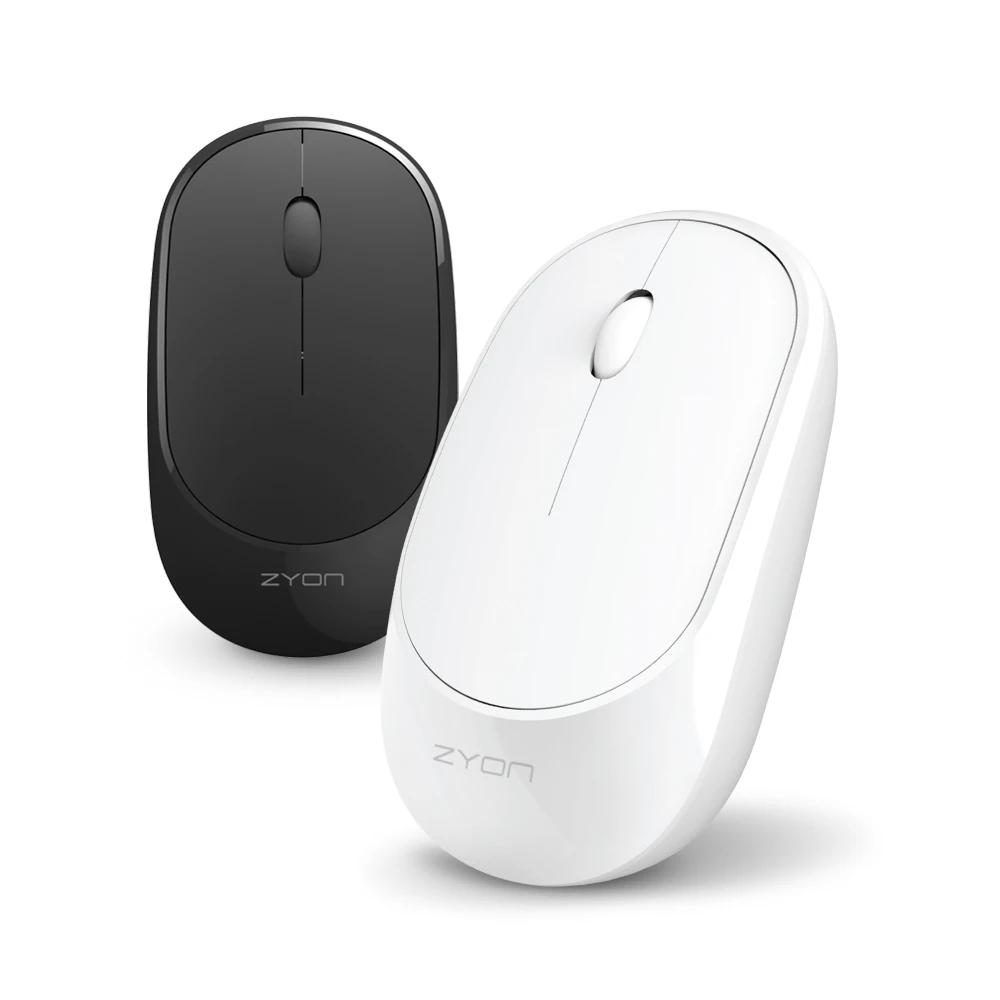 블루투스 무소음 무선 마우스 휴대용 초경량 슬림 4버튼 3단계 DPI 노트북 컴퓨터 태블릿